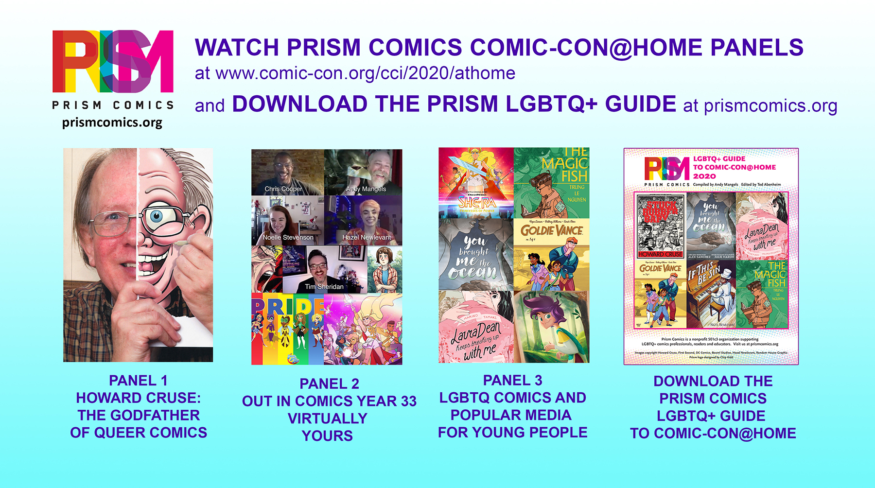 Prism Comics LGBTQ+ Guide to Comic-Con@Home